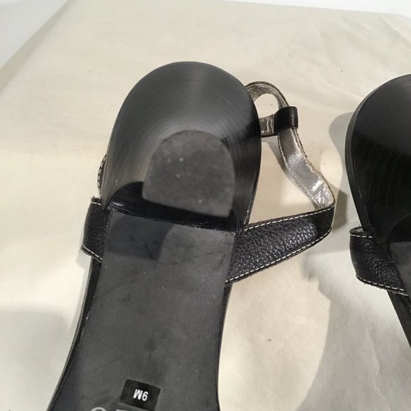 Franco Sarto Leather Heeled Sandals Size 9 - Picture 8 of 11